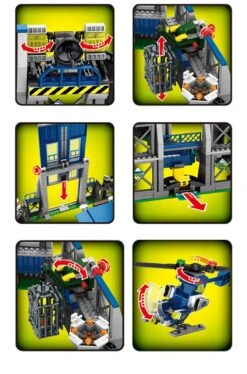 Jurassic Dinosaurier World 2 Velociraptor Mini Park Mit Figuren (1460 Teile) -Dinosaurier-Spielzeug H27593b20bd3048c0a44077b8813fe199D