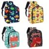Kindergarten Rucksack Mit Bunten Dinosaurier Print