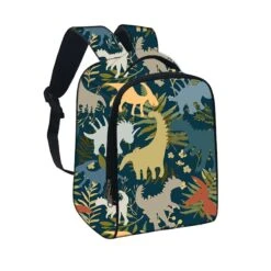 Kindergarten Rucksack Mit Bunten Dinosaurier Print -Dinosaurier-Spielzeug H92d8368c86404a50a1e81c6b1a53911bt