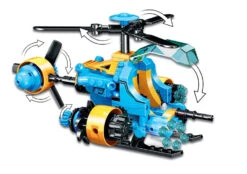 Dino Jurassic Hubschrauber Baustein Set Mit Pterosaurier Figur