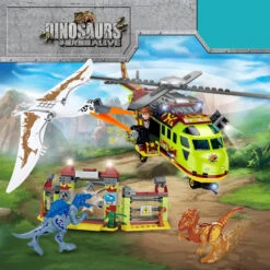 Jurassic World Dinosaurier Bauset, 582 Einzelteile -Dinosaurier-Spielzeug S6436d18d01694523aa9eeb494144264ak