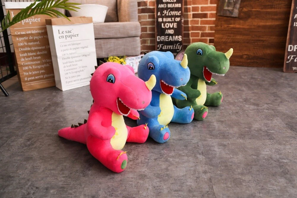 Lachender Dinosaurier Stofftier - Lustiges Dino Kuscheltier (60 Oder 95cm) 8 Lachender Dinosaurier Stofftier - Lustiges Dino Kuscheltier (60 Oder 95cm) – Bild 6