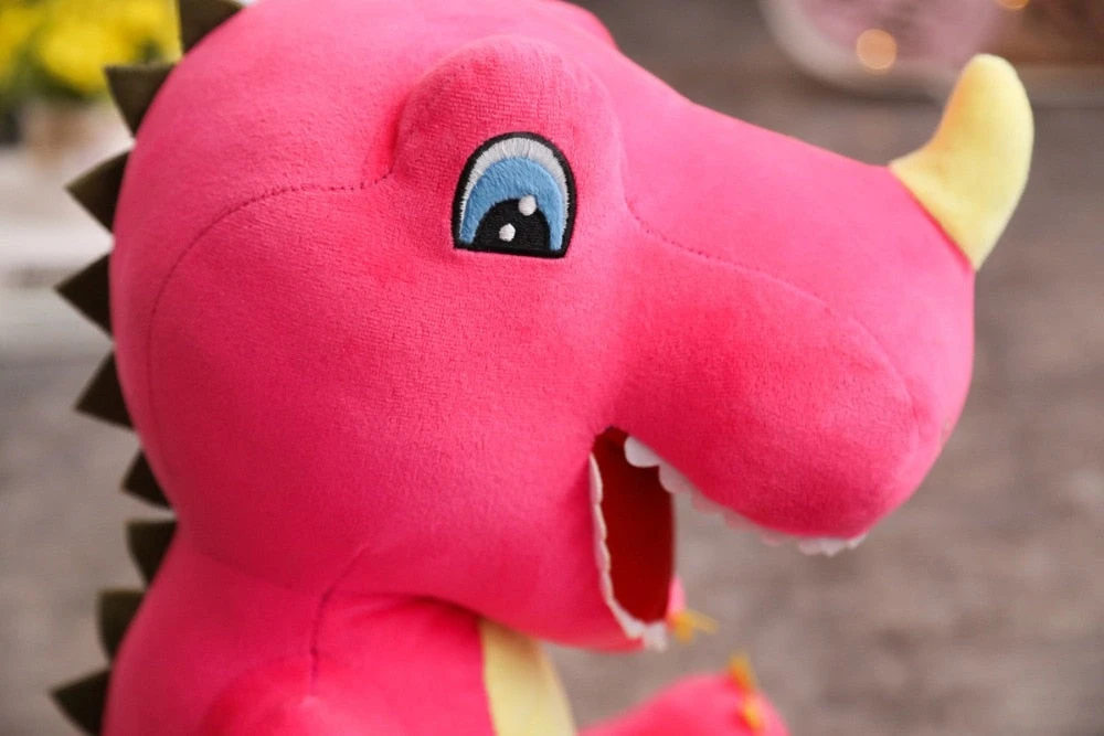 Lachender Dinosaurier Stofftier - Lustiges Dino Kuscheltier (60 Oder 95cm) 4 Lachender Dinosaurier Stofftier - Lustiges Dino Kuscheltier (60 Oder 95cm) – Bild 2