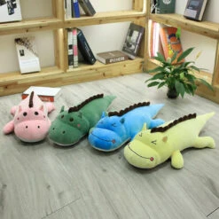 Xtra Großer XXL Kuschel Dino Saurier Stofftier (80 Oder 100cm) -Dinosaurier-Spielzeug product image 1062549359