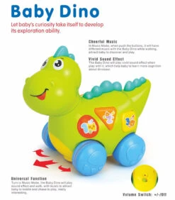 Baby Dinosaurier Mit Sound Und Licht Für Kleinkinder -Dinosaurier-Spielzeug product image 1099516382