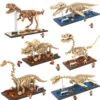 Tyrannosaurus Plesiosaurus Fossil Dinosaurier Modelle Baustein Set