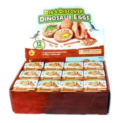 12er Set Dino Eier Mit Dino Zum Ausgraben