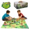 Dinosaurier Spielmatte Mit Figuren Dino Spielzeug Set -Dinosaurier-Spielzeug product image 1162679425