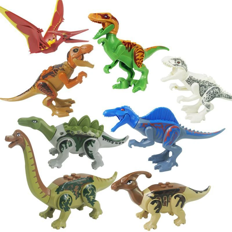 Dinosaurier Baustein Block Figuren - Verschiedene Motive Und Sets 19 Dinosaurier Baustein Block Figuren - Verschiedene Motive Und Sets – Bild 17