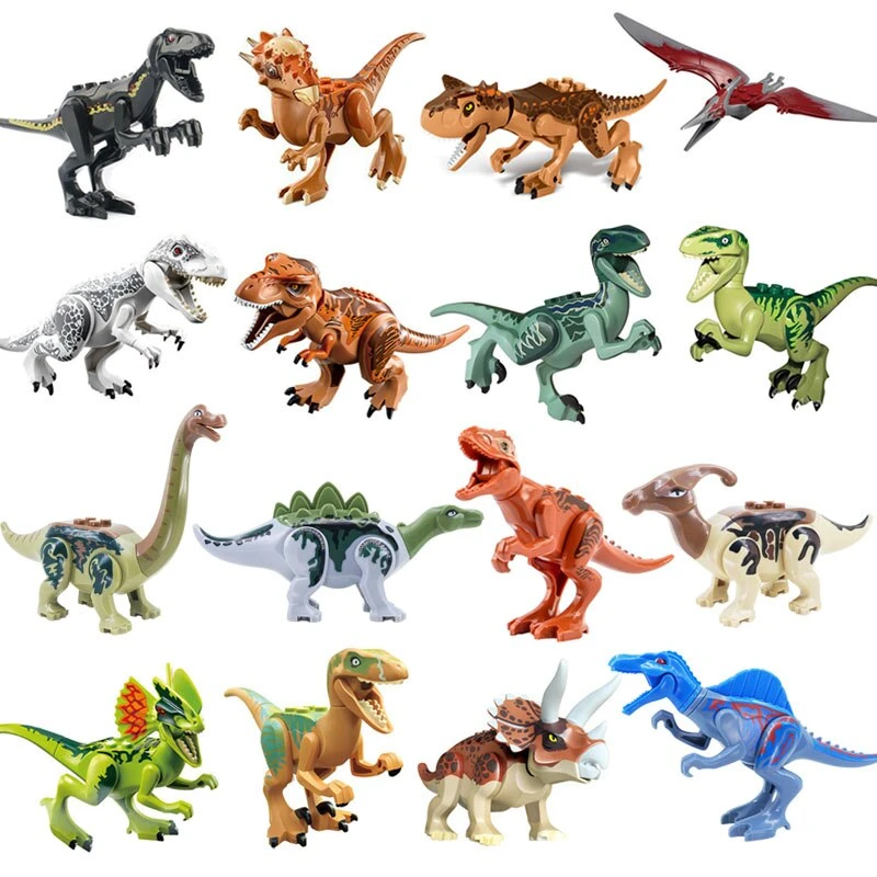Dinosaurier Baustein Block Figuren - Verschiedene Motive Und Sets 21 Dinosaurier Baustein Block Figuren - Verschiedene Motive Und Sets – Bild 19