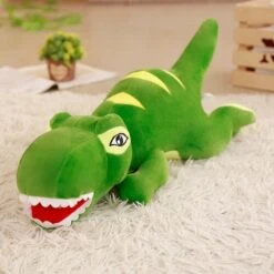 XXL Dinosaurier Gecko Kuscheltier - Fein Und Flauschig (60-110cm) -Dinosaurier-Spielzeug product image 1294201523