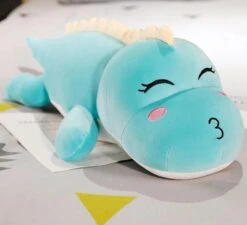 Mega Großer Dinosaurier Kuscheltier XXL - Dino Kissen - Plüschtier 120cm