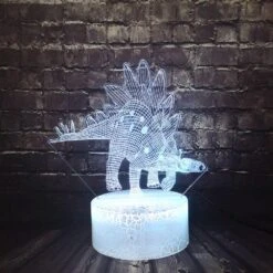 Tegosaurus Dinosaurier 3D LED Lampe Nachtlicht -Dinosaurier-Spielzeug product image 1294461072
