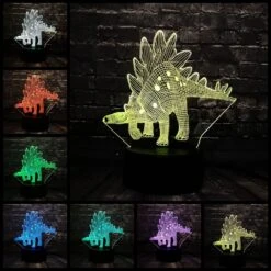 Tegosaurus Dinosaurier 3D LED Lampe Nachtlicht -Dinosaurier-Spielzeug product image 1294461088