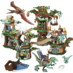 Jurassic World Dinosaurier Baumhaus Baustein Set Mit 1000 Bausteinen -Dinosaurier-Spielzeug product image 1322679845