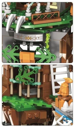 Jurassic World Dinosaurier Baumhaus Baustein Set Mit 1000 Bausteinen -Dinosaurier-Spielzeug product image 1335747653
