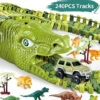 Dinosaurier Rennbahn, Rennstrecke Track Spielzeug Set Dino Toys