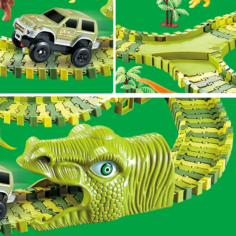 Dinosaurier Rennbahn, Rennstrecke Track Spielzeug Set Dino Toys 13 Dinosaurier Rennbahn, Rennstrecke Track Spielzeug Set Dino Toys – Bild 11