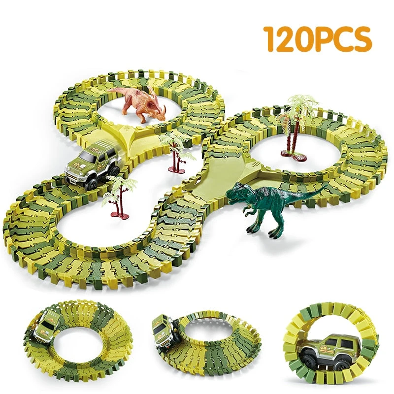 Dinosaurier Rennbahn, Rennstrecke Track Spielzeug Set Dino Toys 16 Dinosaurier Rennbahn, Rennstrecke Track Spielzeug Set Dino Toys – Bild 14