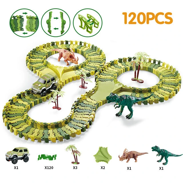 Dinosaurier Rennbahn, Rennstrecke Track Spielzeug Set Dino Toys 14 Dinosaurier Rennbahn, Rennstrecke Track Spielzeug Set Dino Toys – Bild 12