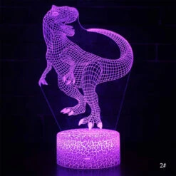 Dinosaurier Nachtlampe, Tischlampe, Nachtlicht Mit Farbwechsel Und 3D Effekt -Dinosaurier-Spielzeug product image 1387144680