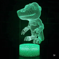 Dinosaurier Nachtlampe, Tischlampe, Nachtlicht Mit Farbwechsel Und 3D Effekt -Dinosaurier-Spielzeug product image 1387144683