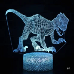 Dinosaurier Nachtlampe, Tischlampe, Nachtlicht Mit Farbwechsel Und 3D Effekt -Dinosaurier-Spielzeug product image 1387144684