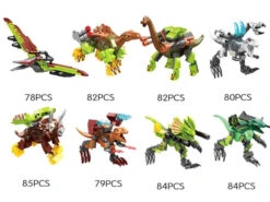 Jurassic World Dinosaurier Baustein Set Mit 8 Dinos -Dinosaurier-Spielzeug product image 1448768527