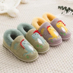 Warme Hausschuhe Für Kinder Mit Dino Motiv -Dinosaurier-Spielzeug product image 1520038888
