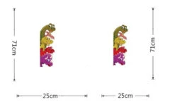 Süße Dino Die Um Die Ecke Schauen Wand Sticker Deko -Dinosaurier-Spielzeug product image 1527850049