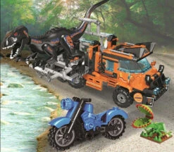 Dinosaurier Spielzeug Set Mit Truck, Dino, Motorrad Und Pflanze (551 Teile) -Dinosaurier-Spielzeug product image 1530010675