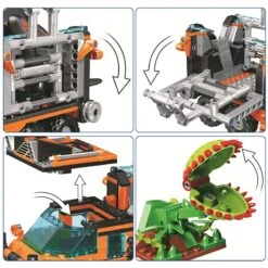 Dinosaurier Spielzeug Set Mit Truck, Dino, Motorrad Und Pflanze (551 Teile) -Dinosaurier-Spielzeug product image 1530010677