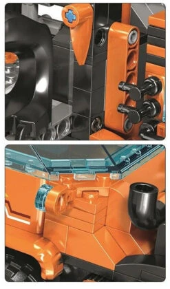 Dinosaurier Spielzeug Set Mit Truck, Dino, Motorrad Und Pflanze (551 Teile) -Dinosaurier-Spielzeug product image 1530010678