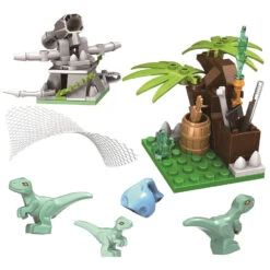 Dinosaurier Jurassic Baustein Set Mit Jeep Und 3 Figuren (422 Teile) -Dinosaurier-Spielzeug product image 1530012851