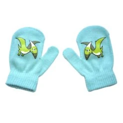 Warme Winter Kinder Handschuhe Mit Dino Motiv -Dinosaurier-Spielzeug product image 1590883779
