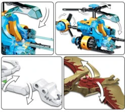 Dino Jurassic Hubschrauber Baustein Set Mit Pterosaurier Figur -Dinosaurier-Spielzeug product image 1594084054