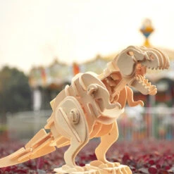 Interaktives Bauset Aus Holz - Walking T-Rex Spielzeug -Dinosaurier-Spielzeug product image 1614686291