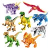 Bunte Jurassic Park Dinosaurier Zum Spielen (8 Stk. Im Set) -Dinosaurier-Spielzeug product image 1615601745