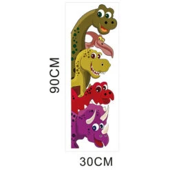Süße Dino Die Um Die Ecke Schauen Wand Sticker Deko -Dinosaurier-Spielzeug product image 1629166489
