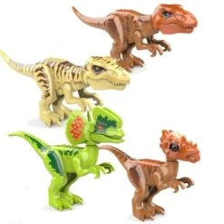 4er Set Dinosaurier Raptoren Figuren Mit Sound Funktion