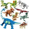 9er Set Dinosaurier Baustein Figuren Aus Jurassic World