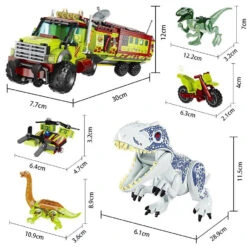 Jurassic Park Dinosaurier LKW Mit Dino (500 Teile) -Dinosaurier-Spielzeug product image 1683798410