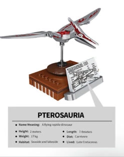 Creator Pterosauria Flugsaurier Dinosaurier Klemm Baustein Modell (1337 Bausteine) -Dinosaurier-Spielzeug product image 1697964456