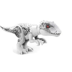 Weißer T Rex Mit Sound Funktion Baustein Figur