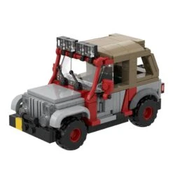 Dinosaurier Jeep Baustein Set (222 Teile) Jurassic Park Jeep