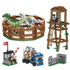 Jurassic Dinosaurier Klemm-Bausteine Figuren Und Sets
