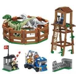 Konstruktionsspielsteine Dinosaurier Jurassic World, 637 Teile -Dinosaurier-Spielzeug product image 1776321166