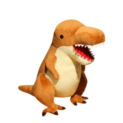 Witzige Dino Kuscheltiere Im Comic Cartoon Look: Langhals Dino, T-Rex Oder Triceratops -Dinosaurier-Spielzeug product image 1781743491