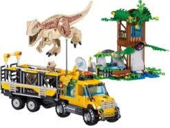 Ideas Jurassic Tyrannosaurus Transport Truck Klemm Baustein Set -Dinosaurier-Spielzeug product image 1817767498