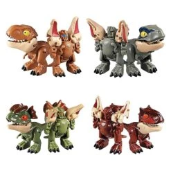 Lustige Dino Spielzeug Figuren - 4 Stk. Im Set -Dinosaurier-Spielzeug product image 1818789425
